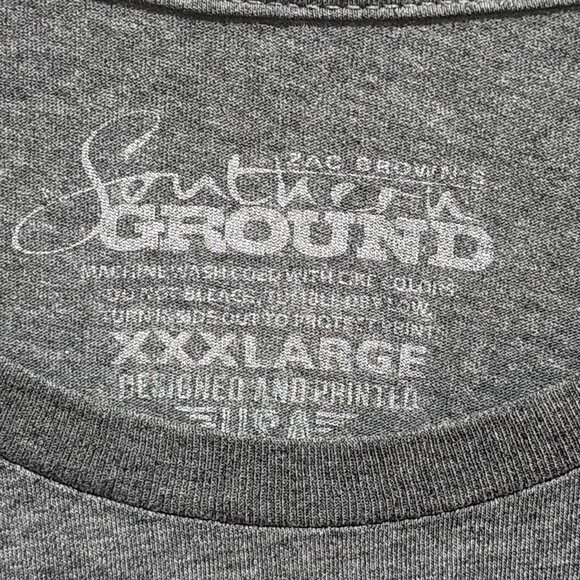 Zac Brown Band Down the Rabbit Hole 2018 Tour Gray T-Shirt XXXL Southern Ground - Picture 3 of 6
